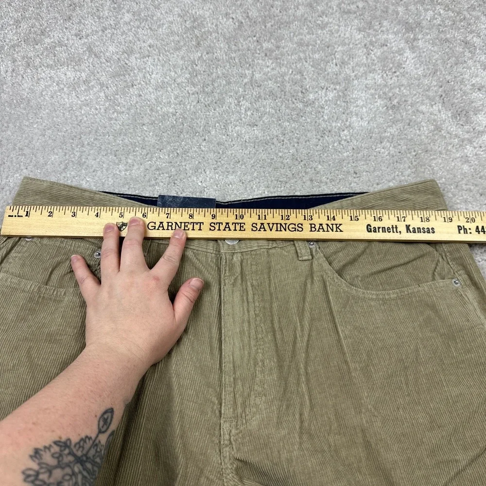 Cremieux Austin Mens Straight Fit Corduroy Pants Wheat Tan 38x29 NWT